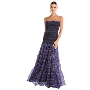 Allison New York Scout Pull On Maxi Dress Purple Size Small NWT Elegant Glamour